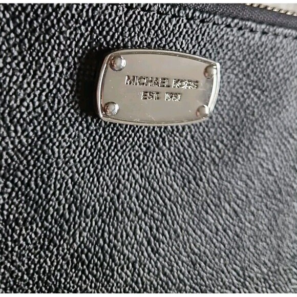 Michael Kors Black Signature MK Logo Belt Bag Waist Fanny Pack - Picture 4 of 7